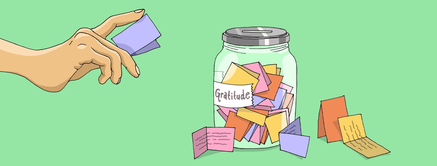staying positive with NMO and a gratitude jar